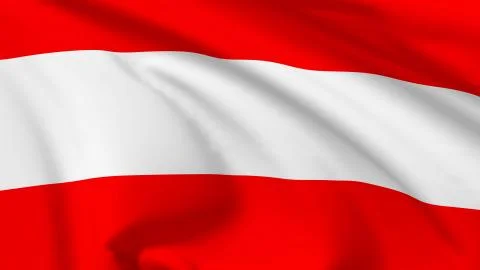 Flag of austria Stock Illustration