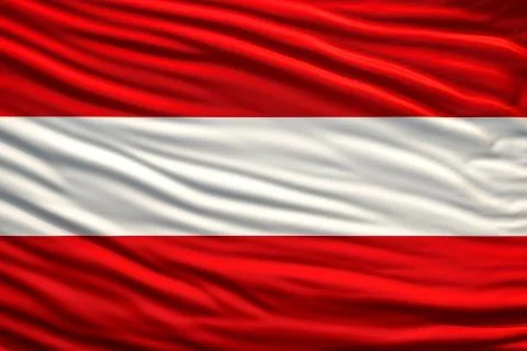 Flag of austria Stock Illustration