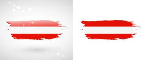 Flag of Austria Stock Illustration