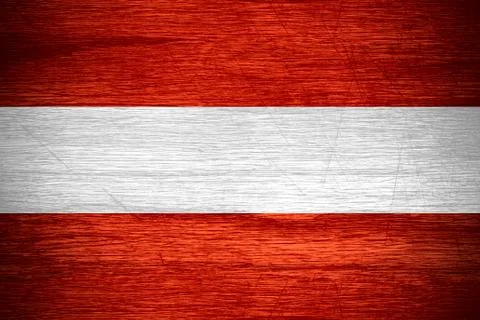Flag of Austria Illustrazione stock