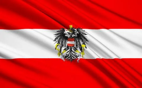 Flag of Austria Stock Illustration