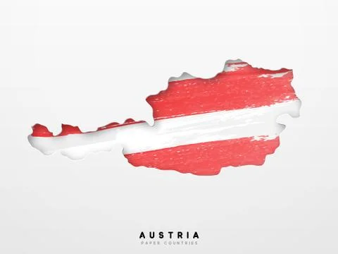 Flag of Austria. Stock Illustration