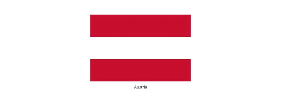 Flag of Austria. Stock Illustration