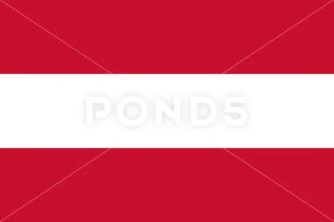 Flag of Austria Stock-Illustration