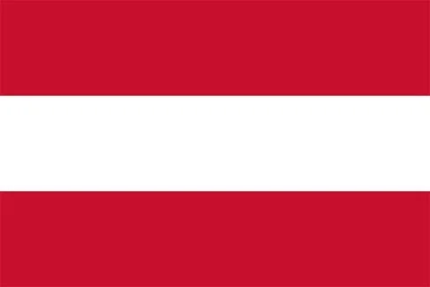 Flag of Austria Stock Illustration