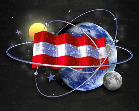 Flag Austria quality designer flag Illustration