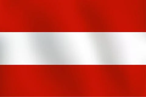 Flag of Austria - Vector Illustration Stock Illustration