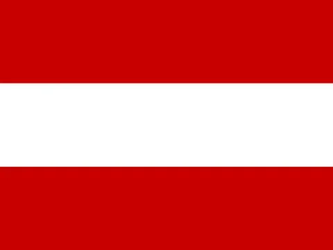 Flag of Austria, vector illustration. Stock Illustration