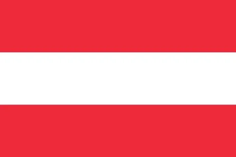 Flag Austria. Vector illustration Stock Illustration