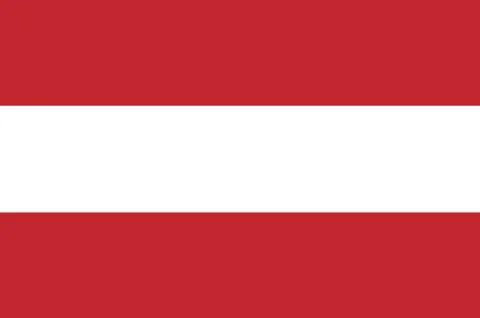 Flag Of Austria. Vector. Ratios and colors are observed. Stock Illustration