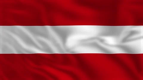 Flag of Austria - Waving Flag Animation 库存影片 138998102