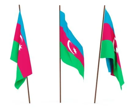 Flag of Azerbaijan Stock Photos