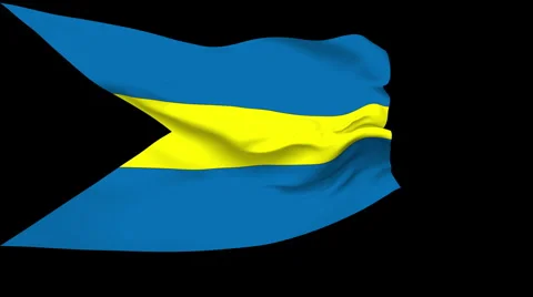 Flag of Bahamas Stock Footage 1050714