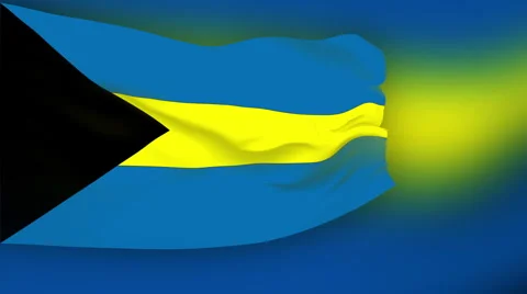 Flag of Bahamas Video stock 1053777