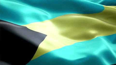 Flag Bahamas Video stock 47714443