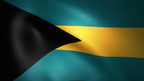 Flag of Bahamas Waving in the Wind (CG | LOOP) Stock-Footage 162205672