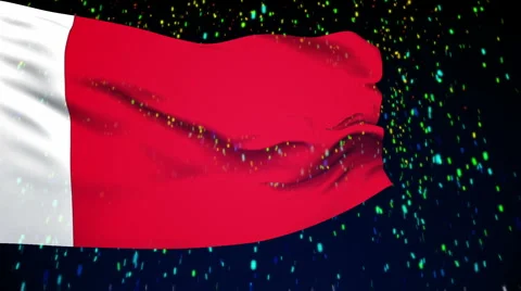 Flag of Bahrain Video stock 1053812