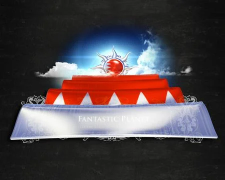 Flag Bahrain quality designer flag Stock Illustration