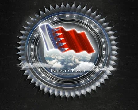 Flag Bahrain quality designer flag Stock Illustration