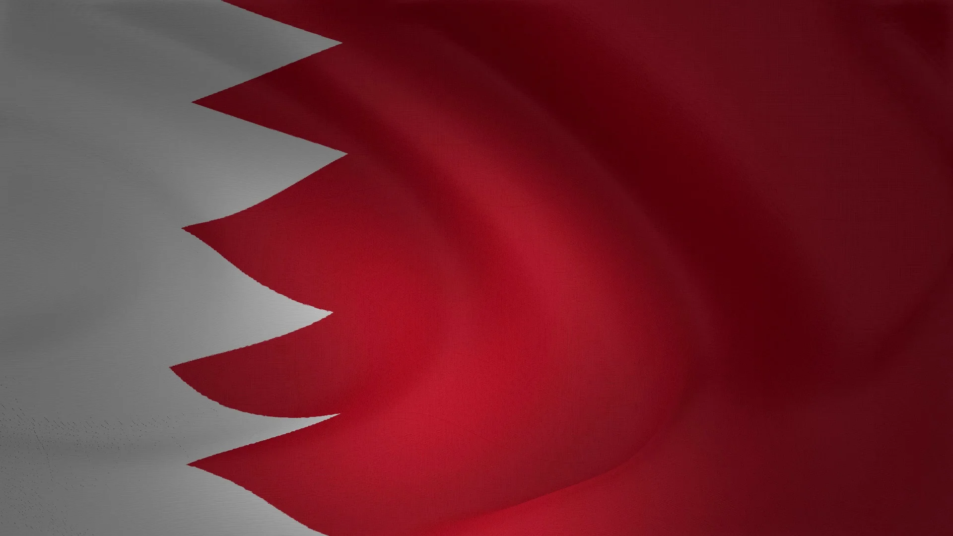 Flag Of Bahrain Waving Animation Stock Video Pond5