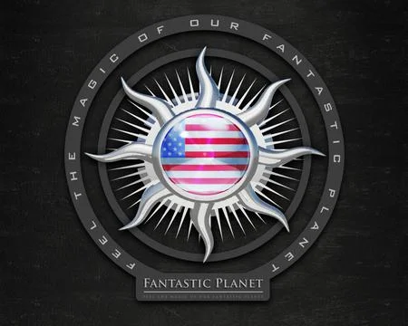 Flag BakerIs quality designer flag Stock Illustration