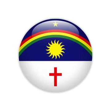 Flag Bandeira de Pernambuco on button Stock-Illustration