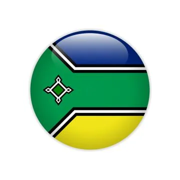 Flag Bandeira do Amapa on button Stock-Illustration