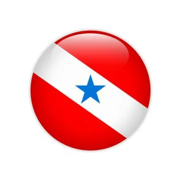Flag Bandeira do Para on button Stock-Illustration