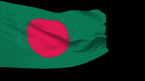 Flag of Bangladesh Stock Footage 1053875