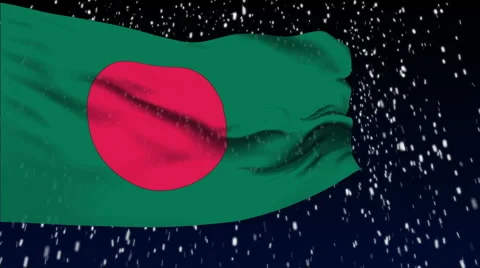 Flag of Bangladesh Video stock 1054056