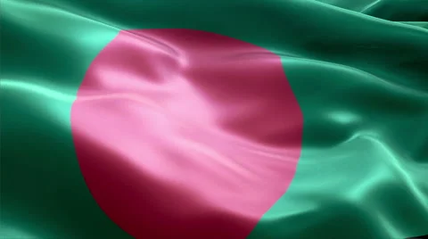 Flag Bangladesh Stock-Footage 47715543