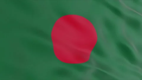 Flag of Bangladesh Stock Footage 97101113