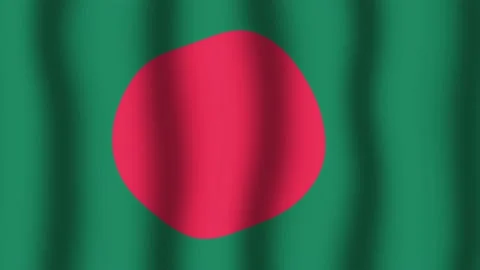 Flag of Bangladesh Stock Footage 175706811