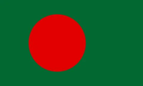 Flag of Bangladesh Stock Illustration