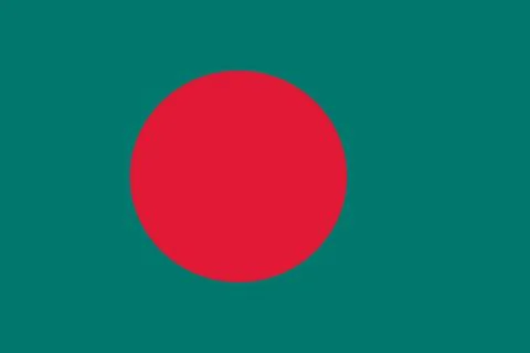 Flag of Bangladesh Stock Illustration