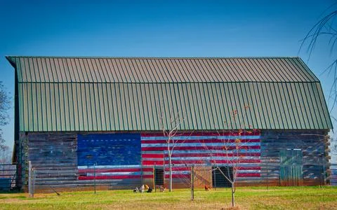 Flag Barn Stock Photos