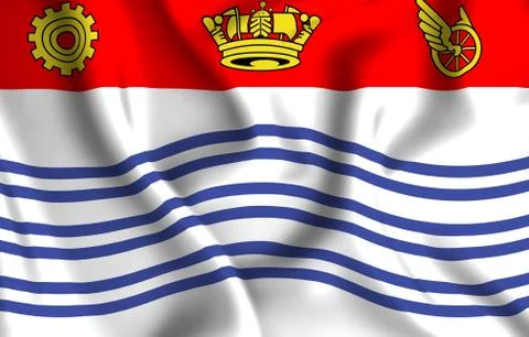 Flag Of Barrie Stock Illustration