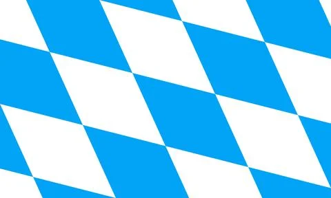 Flag of Bavaria Stock Illustration