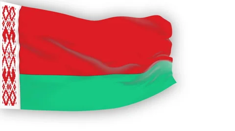 Flag of Belarus Stock-Footage 1054412