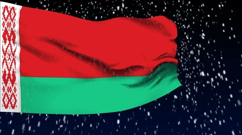 Flag of Belarus Stock-Footage 1054426