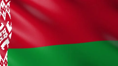Flag of Belarus Video stock 150670960