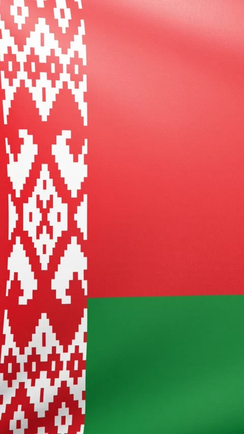 Flag of belarus Stock Footage 300853712