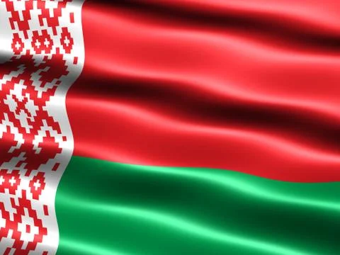 Flag of Belarus Stock Illustration