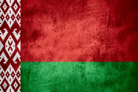 Flag of Belarus Illustrazione stock