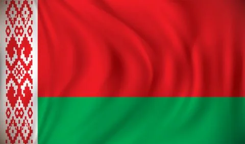 Flag of Belarus Stock Illustration