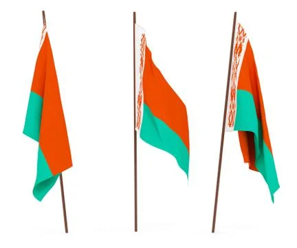 Flag of Belarus Stock Photos
