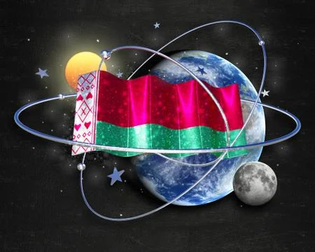 Flag Belarus quality designer flag Stock Illustration