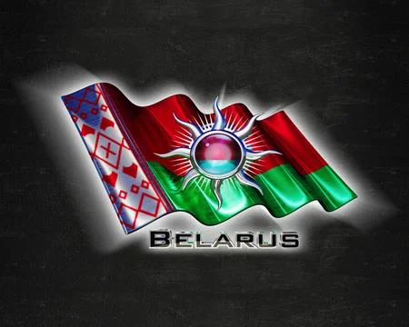 Flag Belarus quality designer flag Stock Illustration
