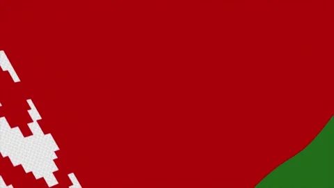 Flag of Belarus waving slowly Stock Footage 344478144