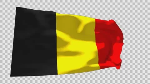 Flag of Belgium Stockbeeldmateriaal 60636716